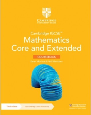 CAMBRIDGE IGCSE MATHEMATICS CORE AND EXTENDED CB WITH CAMBRIDGE ONLINE MATHEMATICS (2 YEARS) - 9781009297912