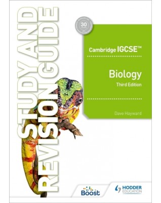 CAMBRIDGE IGCSE BIOLOGY STUDY AND REVISION GUIDE 3ED EDITION - 9781398361348