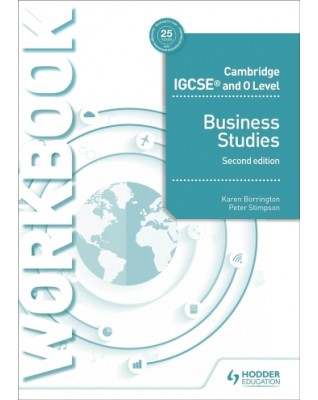 CAMBRIDGE IGCSE AND O LEVEL BUSINESS STUDIES WORKBOOK 2ED  - 9781510421257