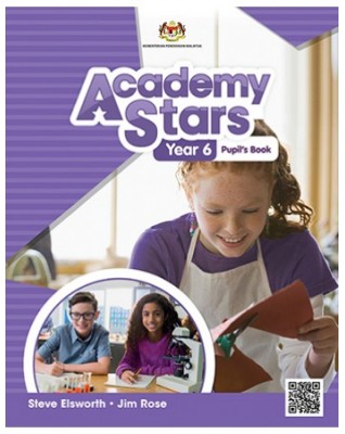 BUKU TEXT ACADEMY STARS YEAR 6 ENGLISH PUPILS BOOK - 9789674608743