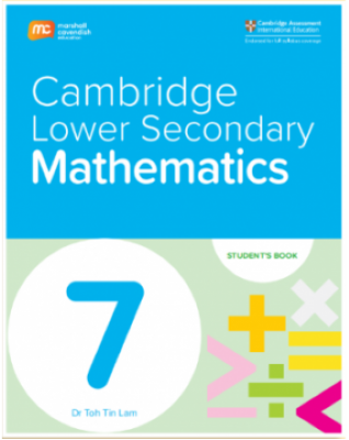 Cambridge Lower Secondary Mathematics Grade 7 - Student's Book (eBook Bundle for 1 year) - 9789815090390