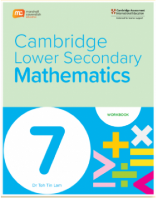 Cambridge Lower Secondary Mathematics Grade 7 Workbook + eBook (1 years) - 9789815090420