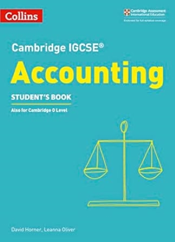 CAMBRIDGE IGCSE ACCOUNTING STUDENT'S BOOK - 9780008254117