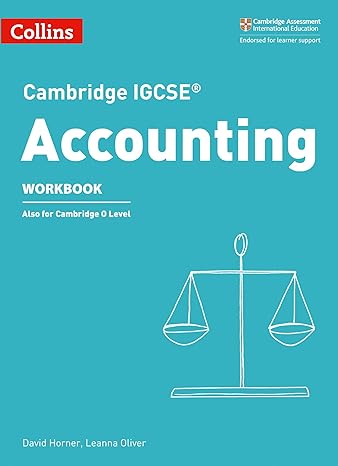 CAMBRIDGE IGCSE ACCOUNTING WORKBOOK - 9780008254124