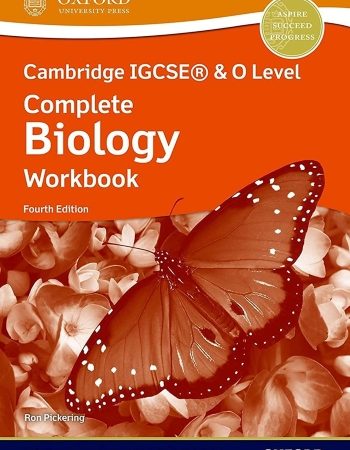 NEW CAMBRIDGE IGCSE AND O LEVEL COMPLETE BIOLOGY: WORKBOOK (4ED) - 9781382005838