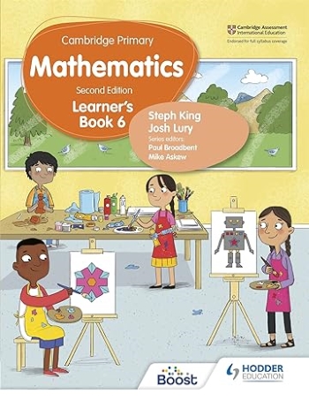 CAMBRIDGE PRIMARY MATHEMATICS LEARNER’S BOOK 6 2ED - 9781398301108