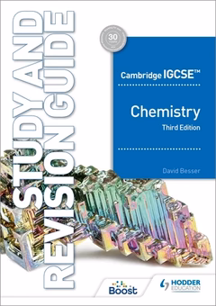 CAMBRIDGE IGCSE CHEMISTRY STUDY AND REVISION GUIDE 3ED EDITION - 9781398361362