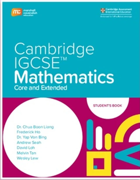 CAMBRIDGE IGCSE CORE AND EXTENDED MATHEMATICS (0580) STUDENT'S BOOK (ENHANCED EBOOK BUNDLE + CEREBY (ADOPTION BONUS) FOR 2 YEARS) - 9789815108569