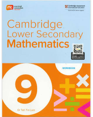 CAMBRIDGE LOWER SECONDARY MATHEMATICS GRADE 9 WORKBOOK + EBOOK (1Y) - 9789815108750