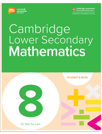CAMBRIDGE LOWER SECONDARY MATHEMATICS GRADE 8 - STUDENT'S BOOK (ENHANCED EBOOK BUNDLE + CEREBRY (ADOPTION BONUS) FOR 1 YEARS) - 9789815108712
