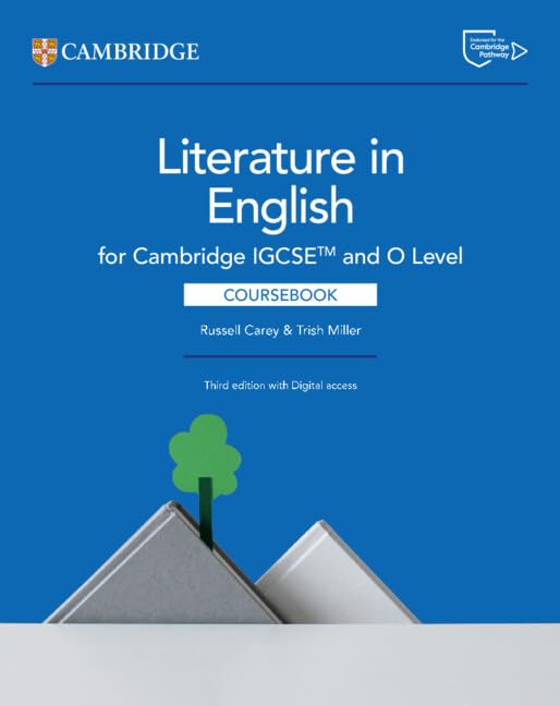 CAMBRIDGE IGCSE AND O LEVEL LITERATURE IN ENGLISH COURSEBOOK W DIGITAL ACCESS 2 YEARS - 9781009522724